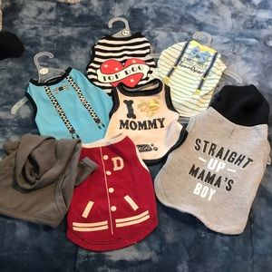 Set of 7 Puppy shirts